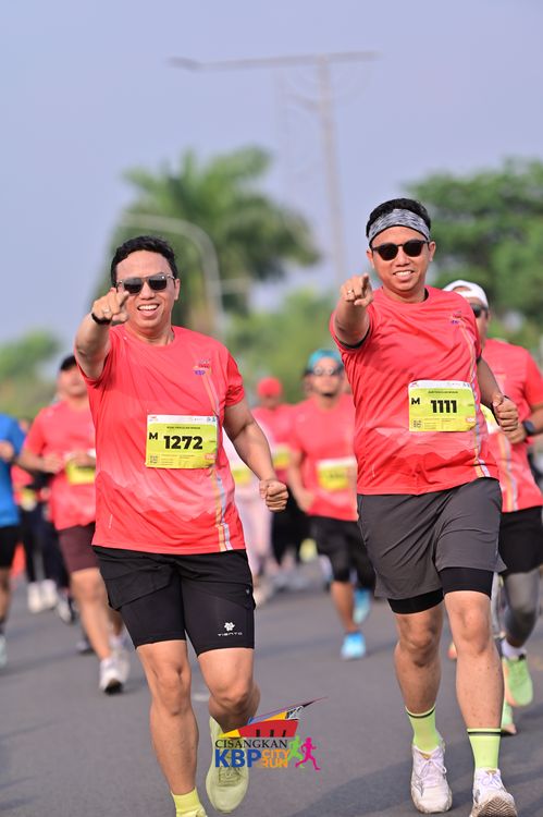 Race photo from CISANGKAN KBP CITY RUN 2025