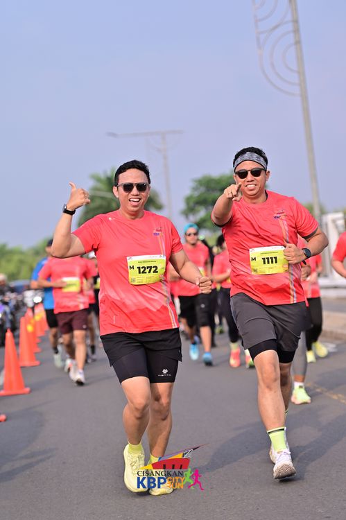 Race photo from CISANGKAN KBP CITY RUN 2025
