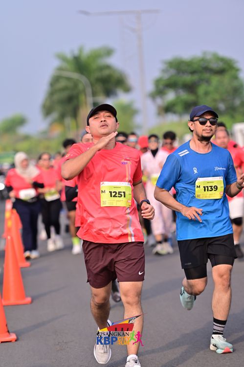 Race photo from CISANGKAN KBP CITY RUN 2025