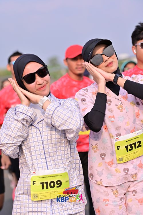 Race photo from CISANGKAN KBP CITY RUN 2025
