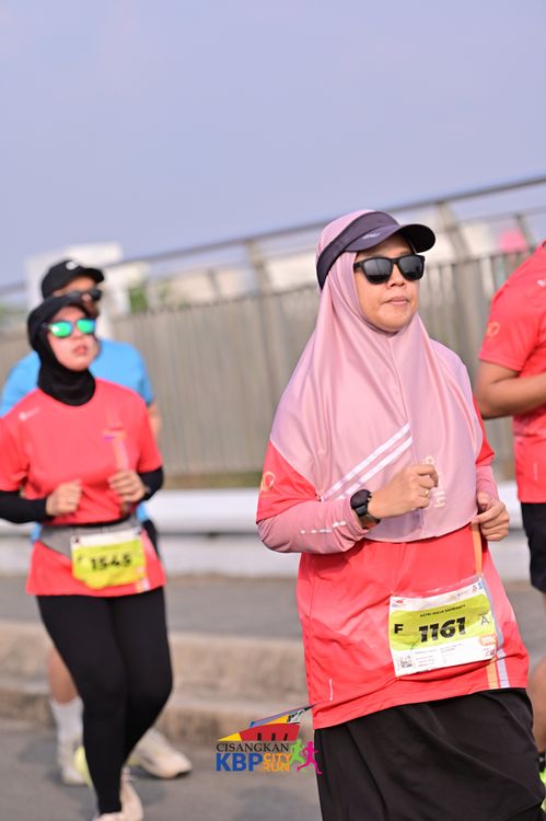 Race photo from CISANGKAN KBP CITY RUN 2025