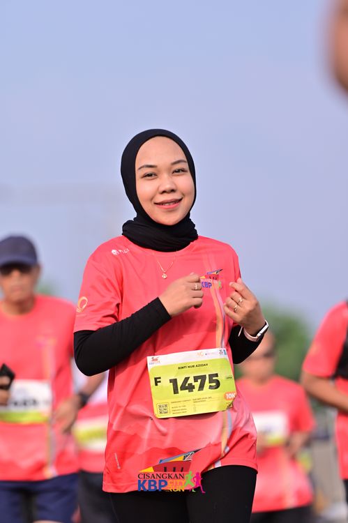 Race photo from CISANGKAN KBP CITY RUN 2025