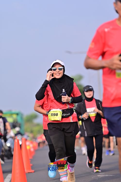 Race photo from CISANGKAN KBP CITY RUN 2025