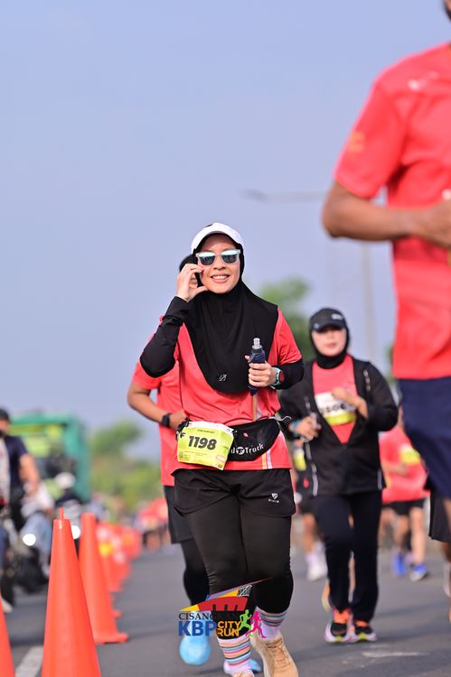 Race photo from CISANGKAN KBP CITY RUN 2025