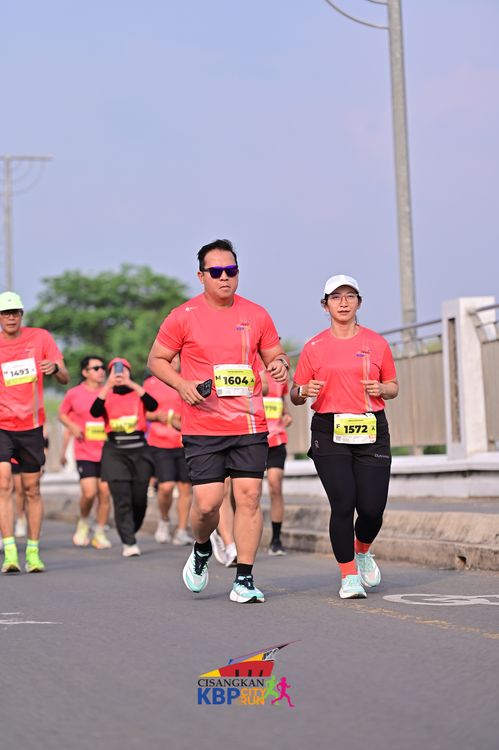 Race photo from CISANGKAN KBP CITY RUN 2025