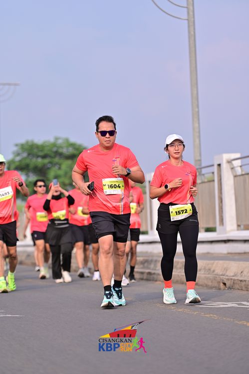 Race photo from CISANGKAN KBP CITY RUN 2025