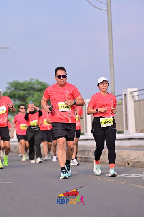 Race photo from CISANGKAN KBP CITY RUN 2025