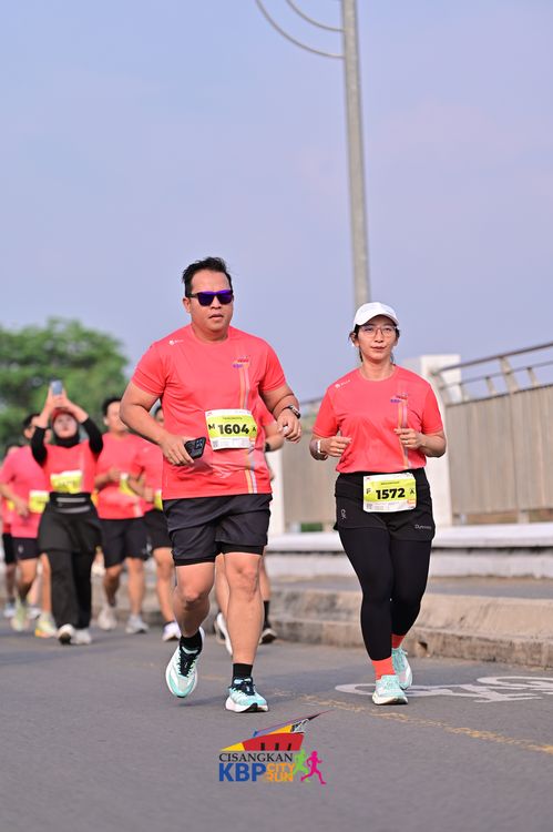 Race photo from CISANGKAN KBP CITY RUN 2025