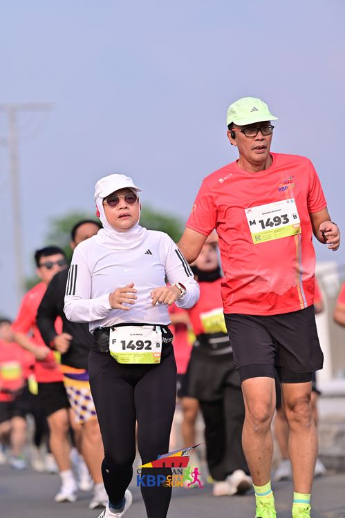 Race photo from CISANGKAN KBP CITY RUN 2025
