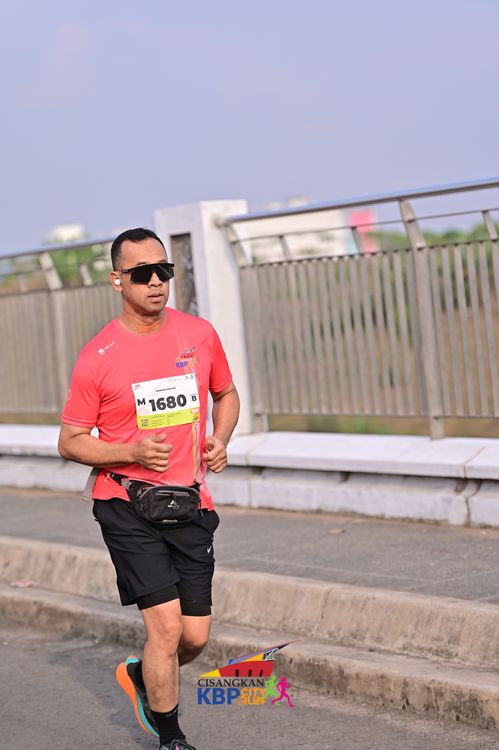 Race photo from CISANGKAN KBP CITY RUN 2025