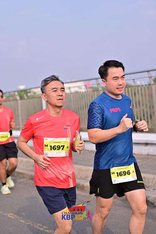 Race photo from CISANGKAN KBP CITY RUN 2025