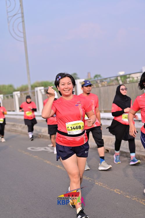 Race photo from CISANGKAN KBP CITY RUN 2025