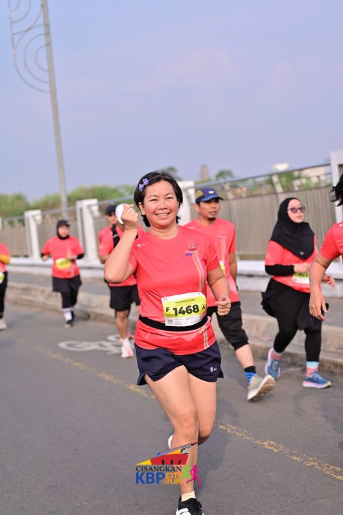 Race photo from CISANGKAN KBP CITY RUN 2025