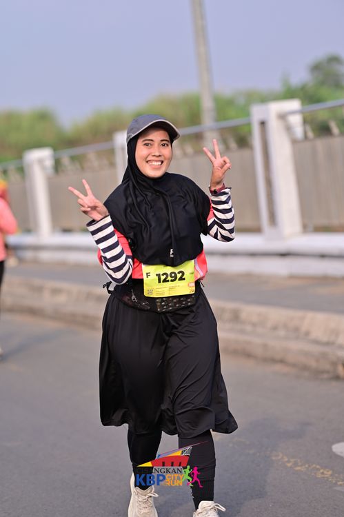 Race photo from CISANGKAN KBP CITY RUN 2025