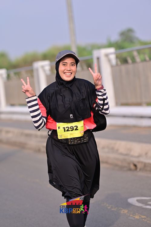 Race photo from CISANGKAN KBP CITY RUN 2025