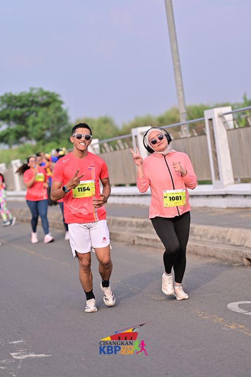 Race photo from CISANGKAN KBP CITY RUN 2025