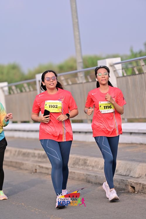 Race photo from CISANGKAN KBP CITY RUN 2025