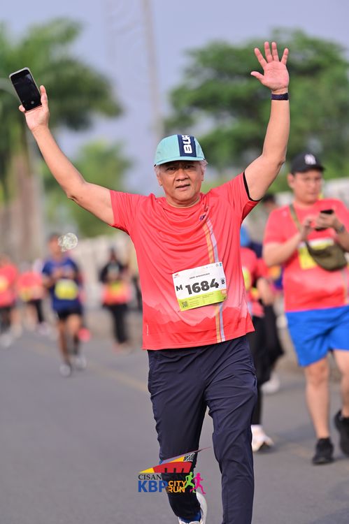 Race photo from CISANGKAN KBP CITY RUN 2025