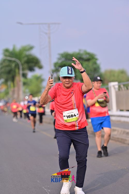 Race photo from CISANGKAN KBP CITY RUN 2025