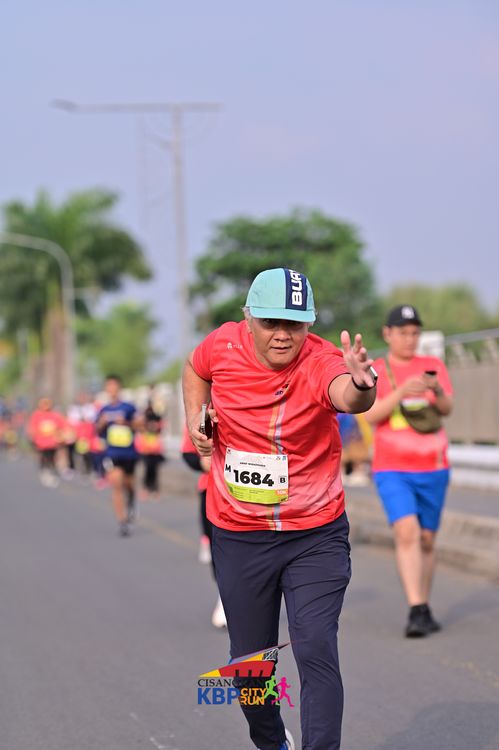 Race photo from CISANGKAN KBP CITY RUN 2025