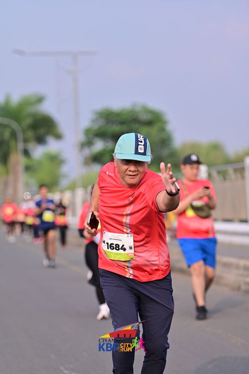 Race photo from CISANGKAN KBP CITY RUN 2025