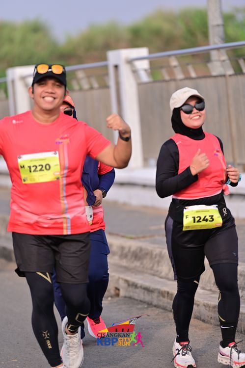 Race photo from CISANGKAN KBP CITY RUN 2025