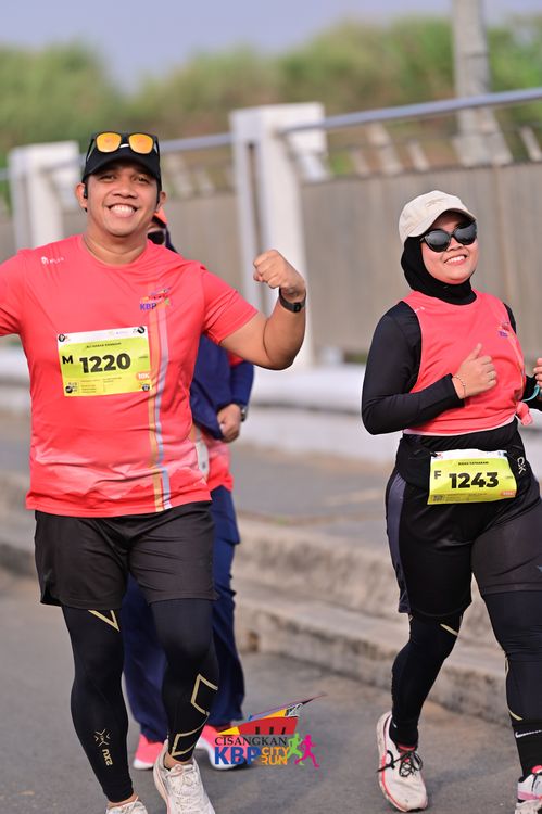 Race photo from CISANGKAN KBP CITY RUN 2025