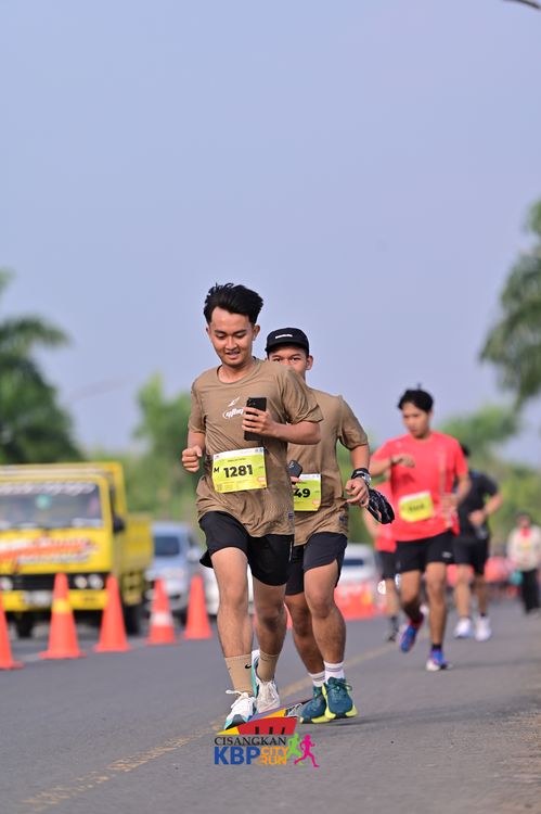 Race photo from CISANGKAN KBP CITY RUN 2025