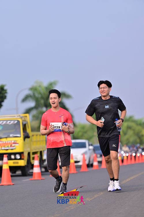 Race photo from CISANGKAN KBP CITY RUN 2025