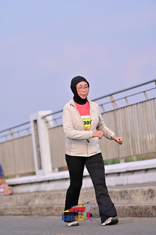 Race photo from CISANGKAN KBP CITY RUN 2025