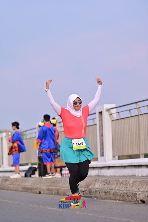 Race photo from CISANGKAN KBP CITY RUN 2025