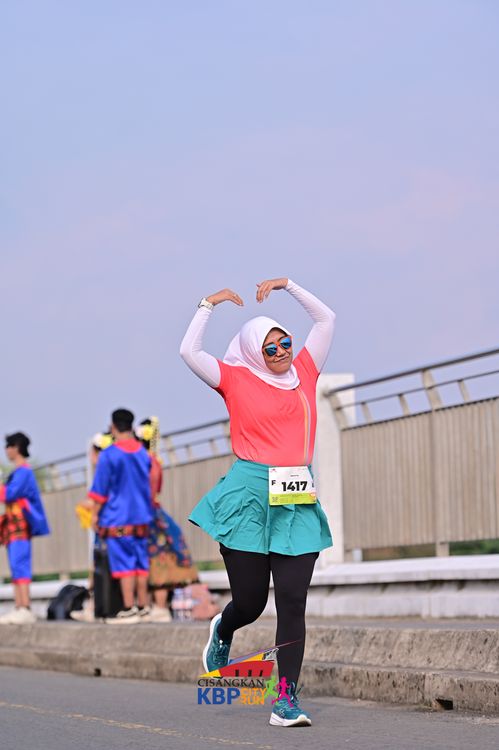 Race photo from CISANGKAN KBP CITY RUN 2025