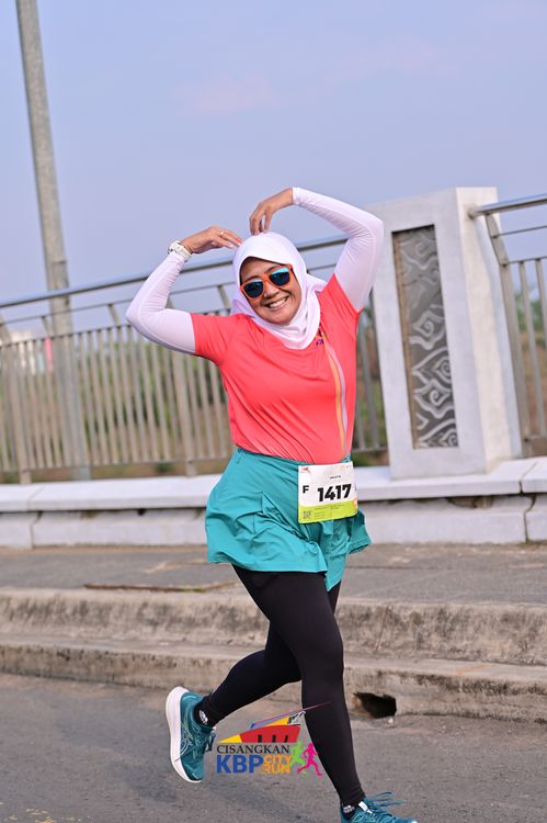 Race photo from CISANGKAN KBP CITY RUN 2025