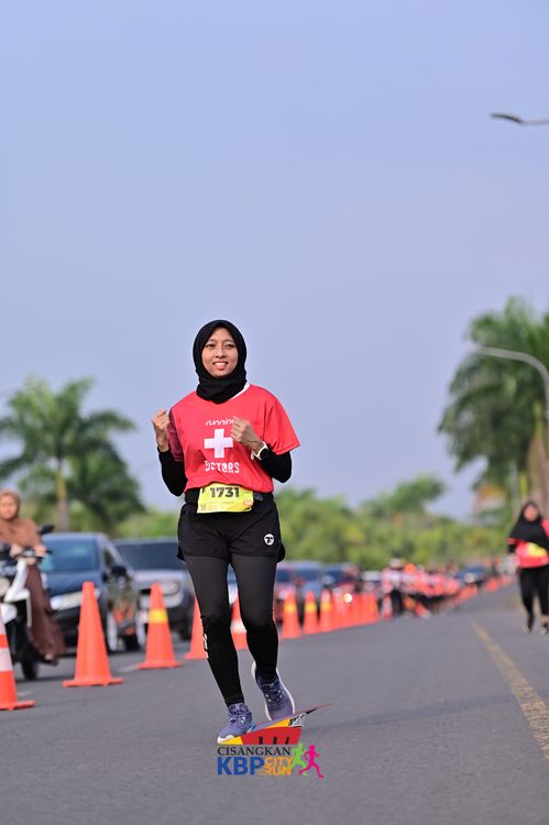 Race photo from CISANGKAN KBP CITY RUN 2025