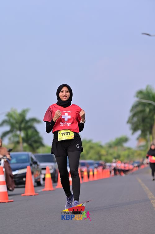 Race photo from CISANGKAN KBP CITY RUN 2025