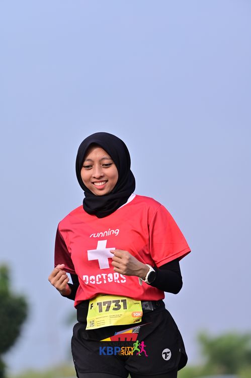Race photo from CISANGKAN KBP CITY RUN 2025