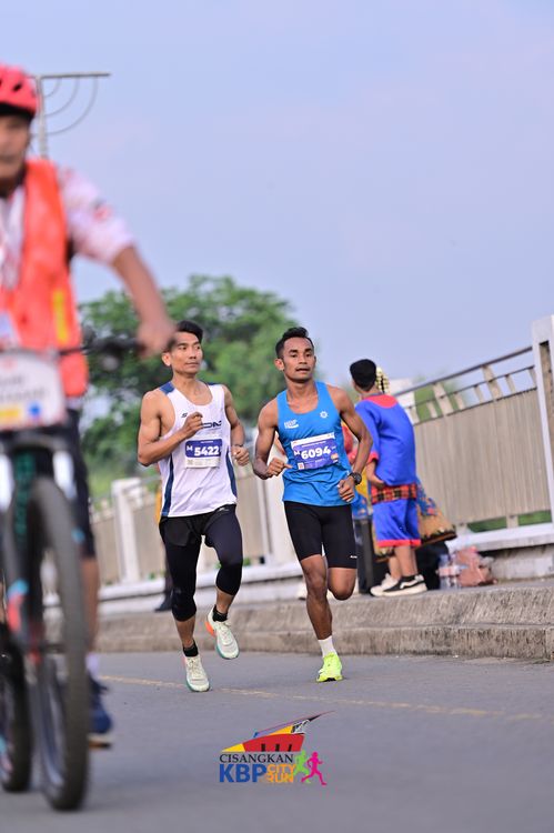 Race photo from CISANGKAN KBP CITY RUN 2025