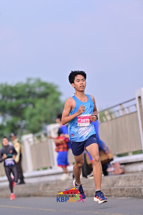 Race photo from CISANGKAN KBP CITY RUN 2025