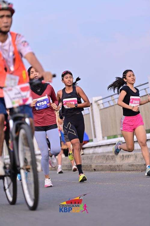 Race photo from CISANGKAN KBP CITY RUN 2025