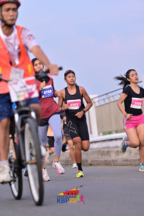 Race photo from CISANGKAN KBP CITY RUN 2025