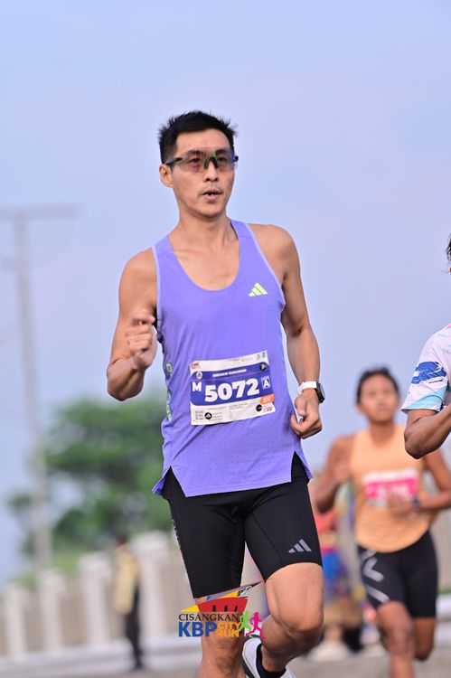 Race photo from CISANGKAN KBP CITY RUN 2025
