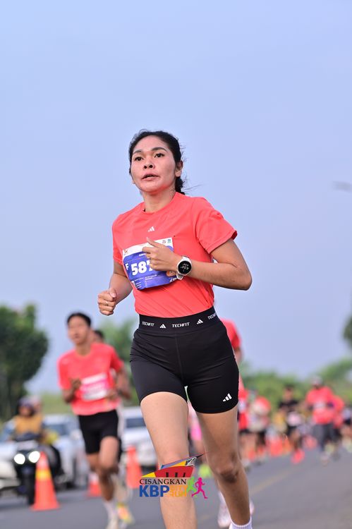 Race photo from CISANGKAN KBP CITY RUN 2025