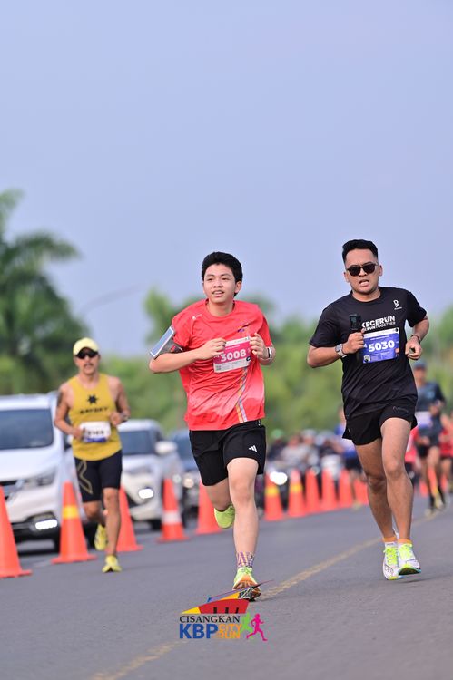 Race photo from CISANGKAN KBP CITY RUN 2025