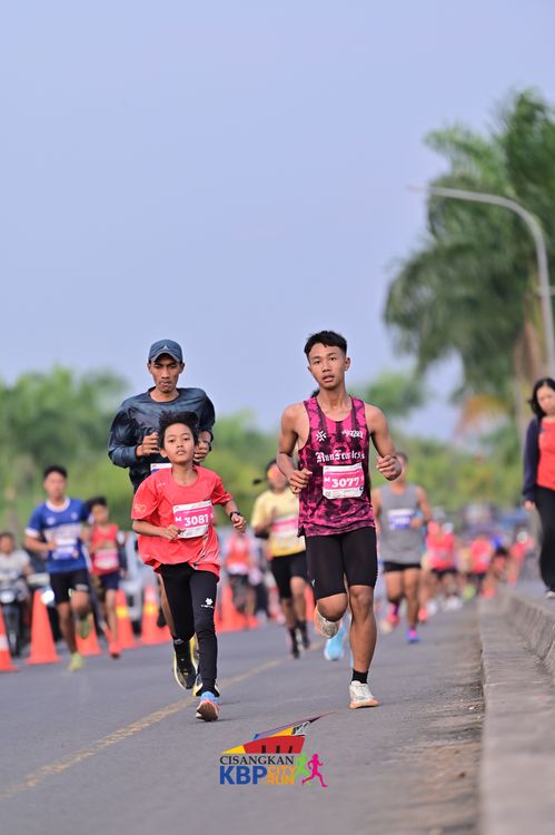 Race photo from CISANGKAN KBP CITY RUN 2025