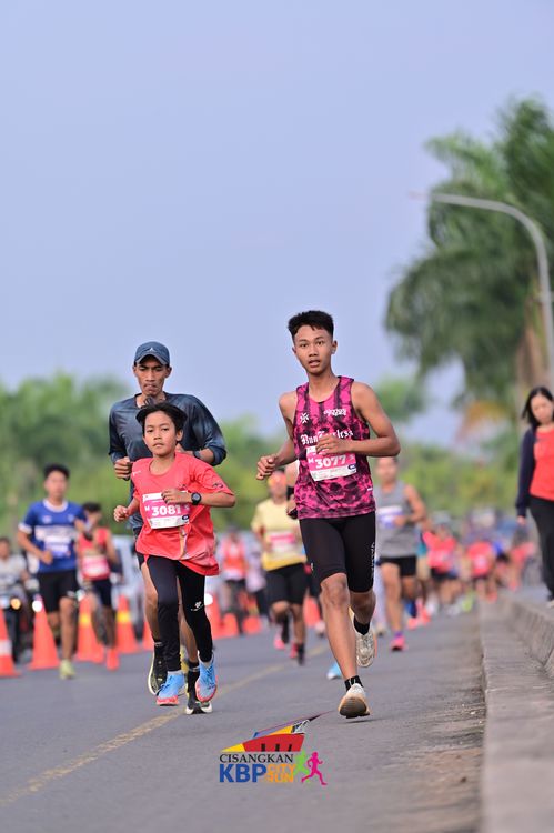 Race photo from CISANGKAN KBP CITY RUN 2025