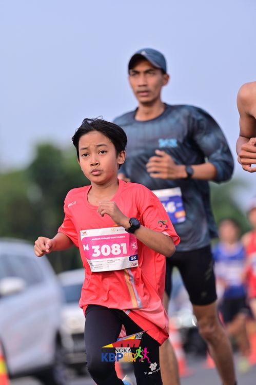 Race photo from CISANGKAN KBP CITY RUN 2025