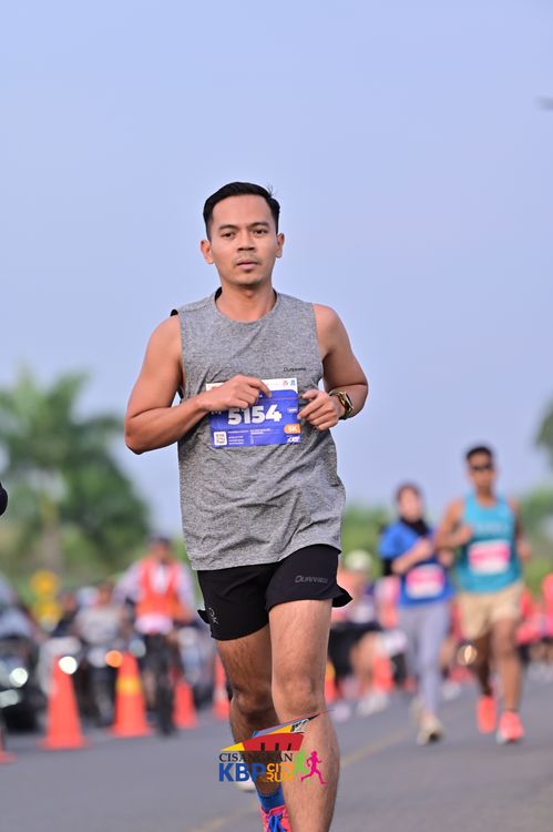 Race photo from CISANGKAN KBP CITY RUN 2025