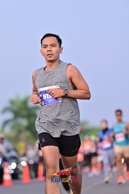 Race photo from CISANGKAN KBP CITY RUN 2025
