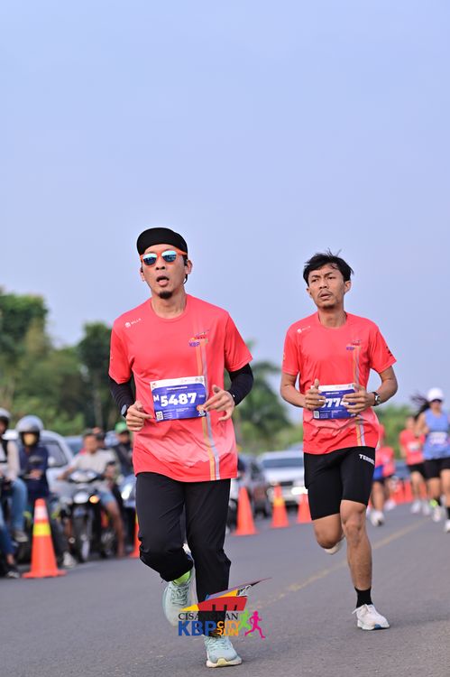 Race photo from CISANGKAN KBP CITY RUN 2025