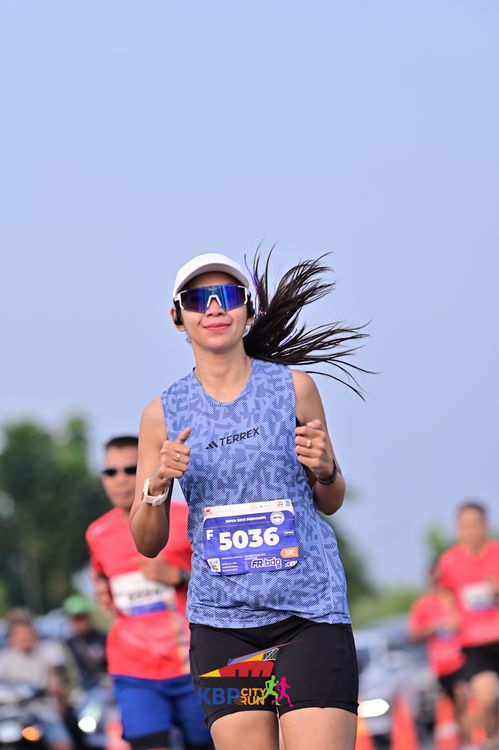 Race photo from CISANGKAN KBP CITY RUN 2025